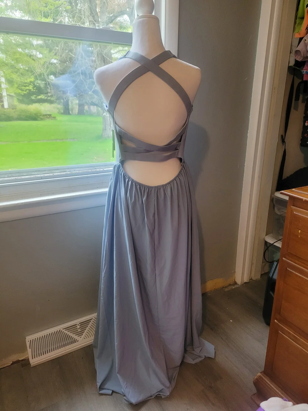 HALARA Light Blue Sleeveless Maxi Dress - Picture 8 of 13